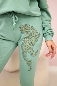 Set with a print 9131 / – Mint || Dark цвет / color | Lexline Fashion