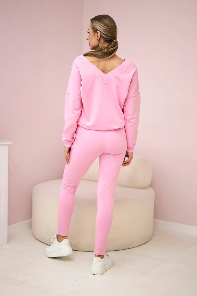 Set with a print 9131 / – Pink || Light цвет / color | Lexline Fashion