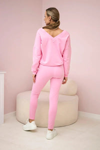 Set with a print 9131 / – Pink || Light цвет / color | Lexline Fashion