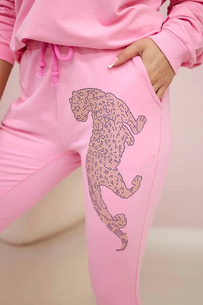Set with a print 9131 / – Pink || Light цвет / color | Lexline Fashion