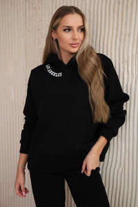 Set with embroidery Los Angeles 9596 / – Black цвет / color | Lexline Fashion