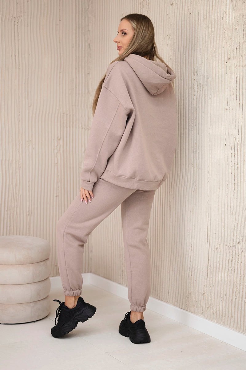Set with embroidery Los Angeles 9596 / – Dark || beige цвет / color | Lexline Fashion