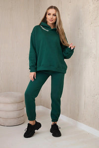 Set with embroidery Los Angeles 9596 / – Green цвет / color | Lexline Fashion