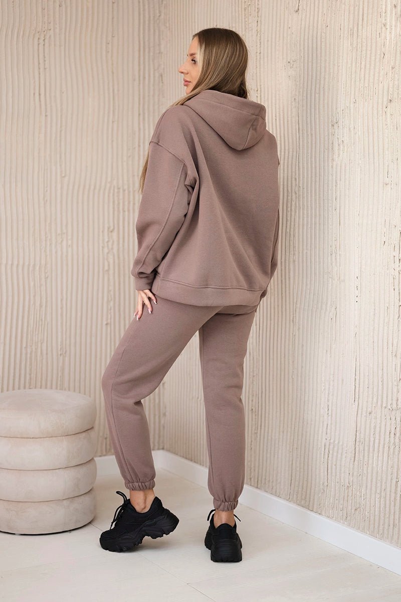 Set with embroidery Los Angeles 9596 / – Mocca цвет / color | Lexline Fashion