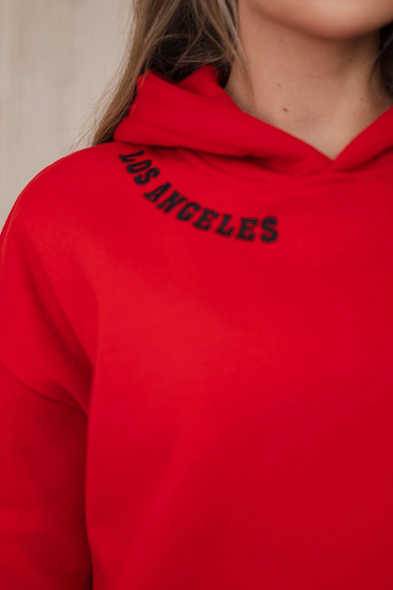 Set with embroidery Los Angeles 9596 / – Red цвет / color | Lexline Fashion
