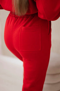 Set with embroidery Los Angeles 9596 / – Red цвет / color | Lexline Fashion