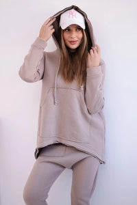 Set with pants Baggy 8944 / – Dark || beige цвет / color | Lexline Fashion