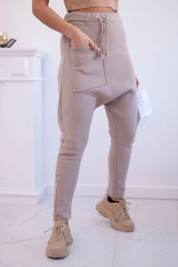 Set with pants Baggy 8944 / – Dark || beige цвет / color | Lexline Fashion