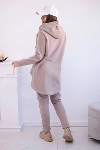 Set with pants Baggy 8944 / – Dark || beige цвет / color | Lexline Fashion