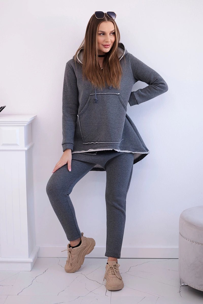 Set with pants Baggy 8944 / – Graphite цвет / color | Lexline Fashion