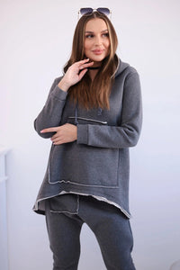 Set with pants Baggy 8944 / – Graphite цвет / color | Lexline Fashion