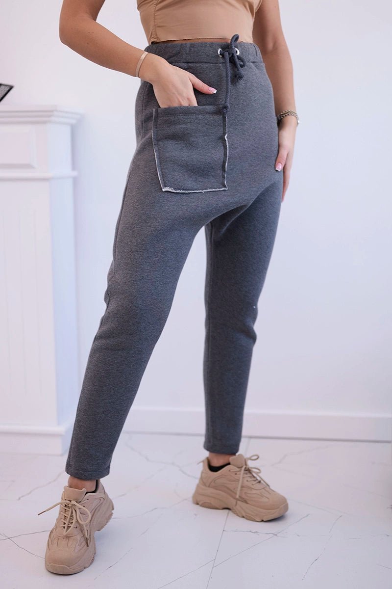 Set with pants Baggy 8944 / – Graphite цвет / color | Lexline Fashion