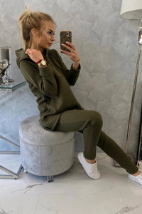 Set with pants Baggy 8944 / – Khaki цвет / color | Lexline Fashion