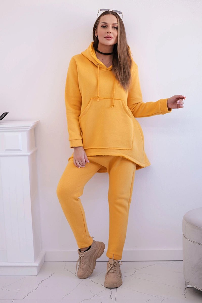 Set with pants Baggy 8944 / – Mustard цвет / color | Lexline Fashion
