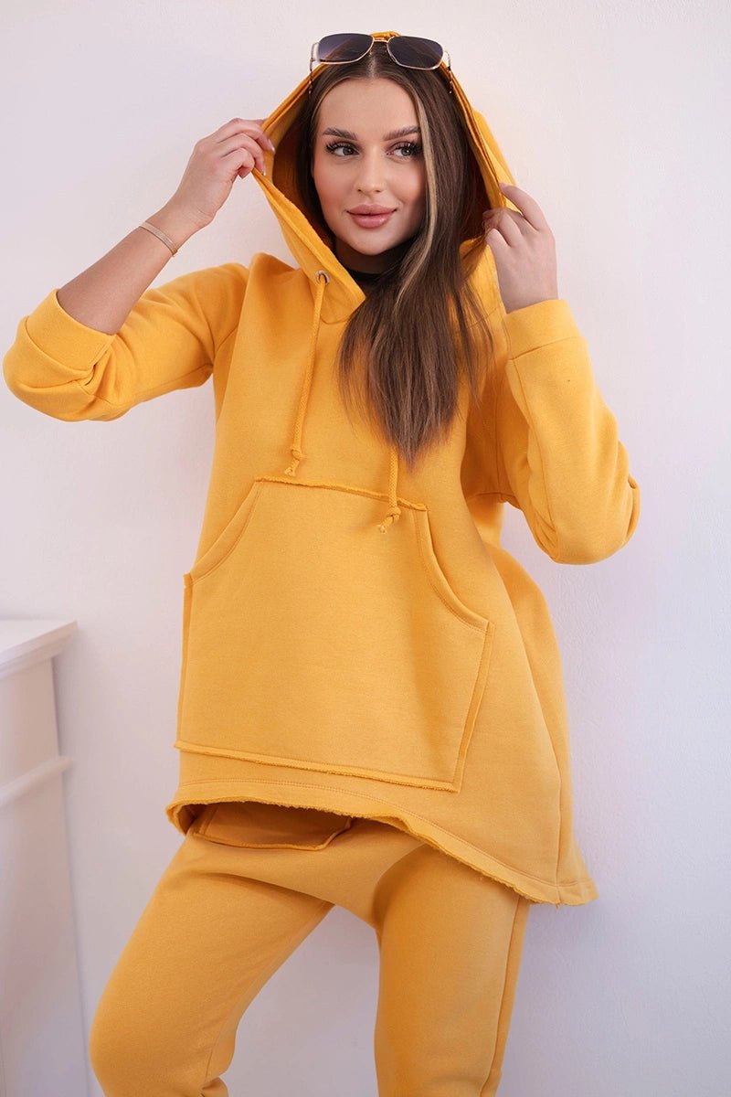Set with pants Baggy 8944 / – Mustard цвет / color | Lexline Fashion