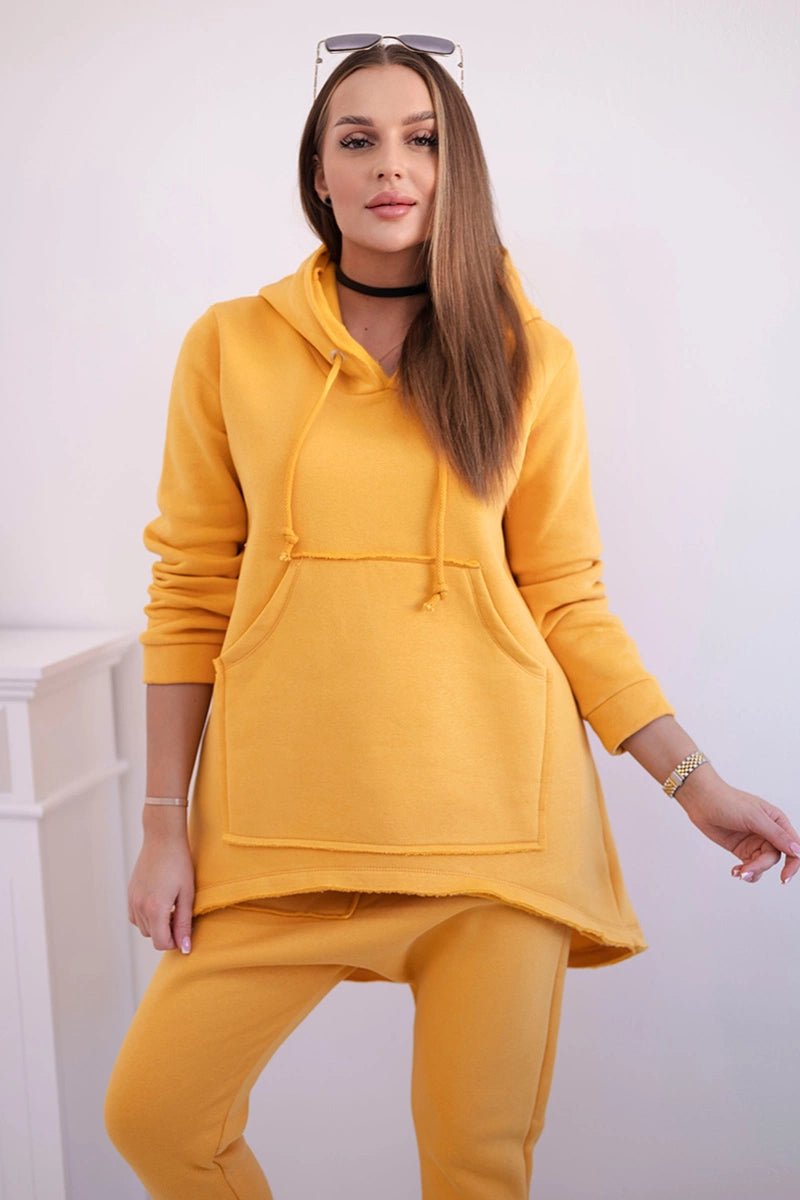 Set with pants Baggy 8944 / – Mustard цвет / color | Lexline Fashion