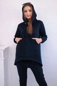 Set with pants Baggy 8944 / – Navy blue цвет / color | Lexline Fashion