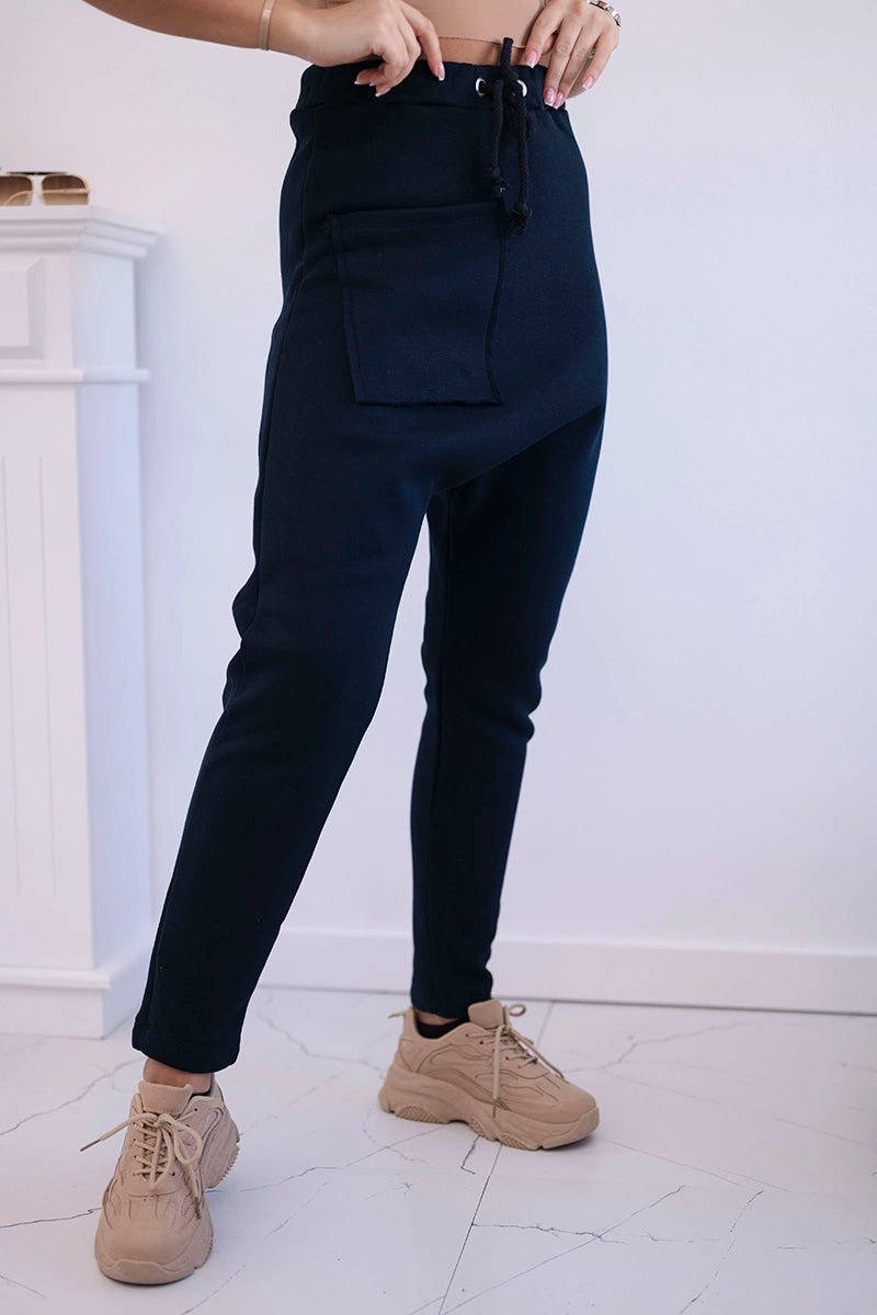 Set with pants Baggy 8944 / – Navy blue цвет / color | Lexline Fashion