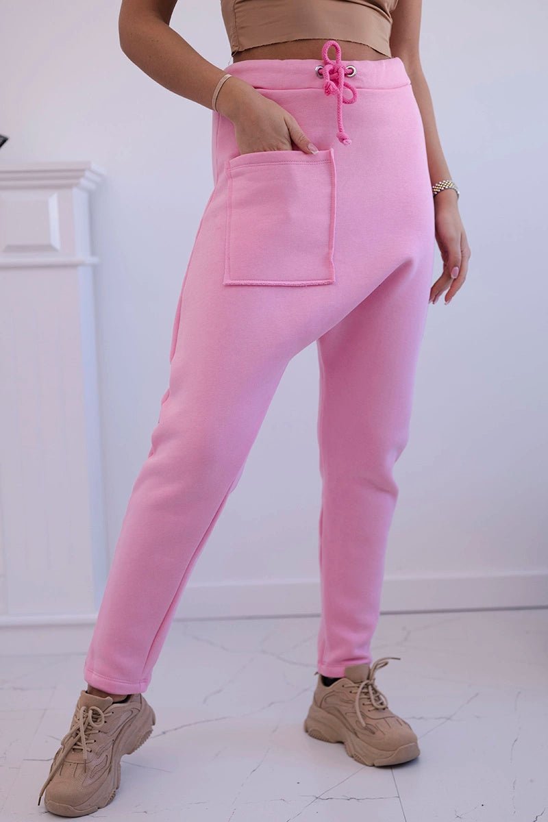 Set with pants Baggy 8944 / – Pink || Light цвет / color | Lexline Fashion