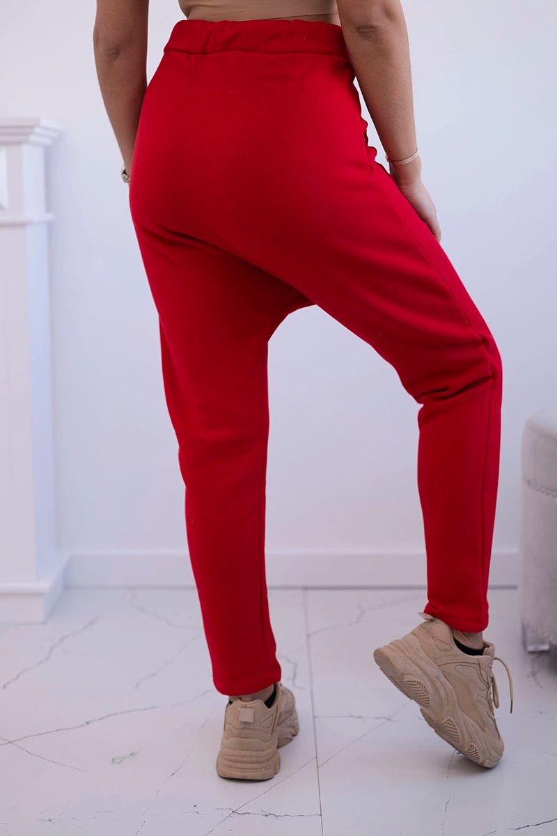 Set with pants Baggy 8944 / – Red цвет / color | Lexline Fashion