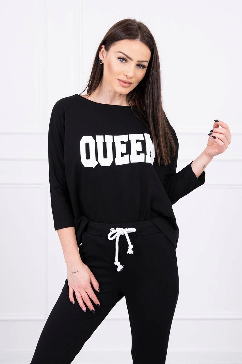 Set with print 66977 / – Black цвет / color | Lexline Fashion