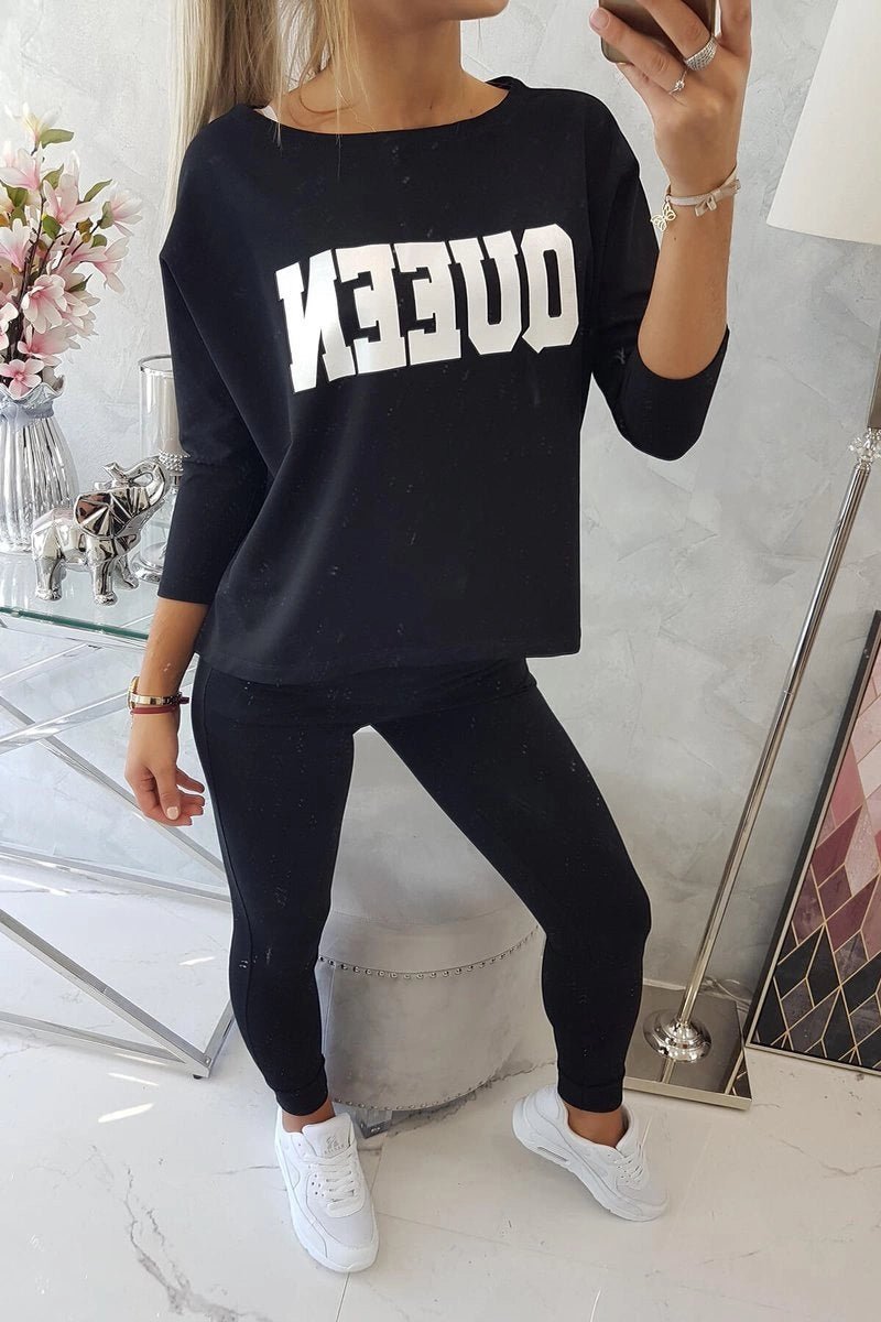 Set with print 66977 / – Black цвет / color | Lexline Fashion
