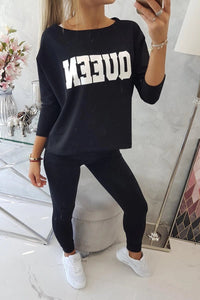 Set with print 66977 / – Black цвет / color | Lexline Fashion