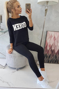 Set with print 66977 / – Black цвет / color | Lexline Fashion