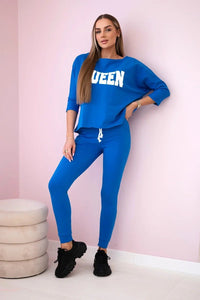 Set with print 66977 / – Blue cornflower цвет / color | Lexline Fashion
