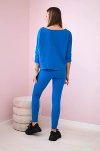 Set with print 66977 / – Blue cornflower цвет / color | Lexline Fashion