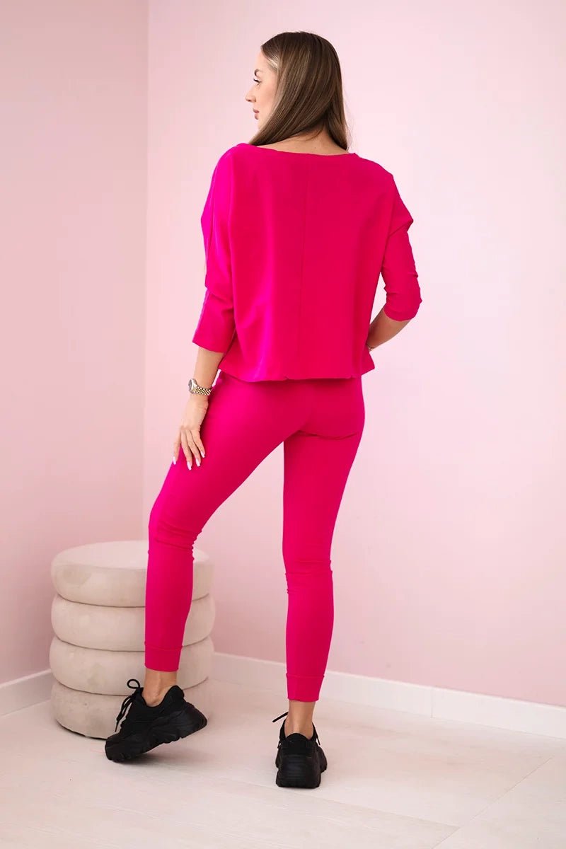 Set with print 66977 / – Fuchsia цвет / color | Lexline Fashion