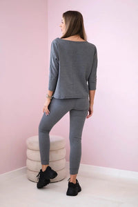 Set with print 66977 / – Graphite цвет / color | Lexline Fashion
