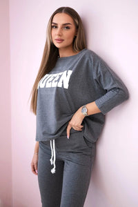 Set with print 66977 / – Graphite цвет / color | Lexline Fashion