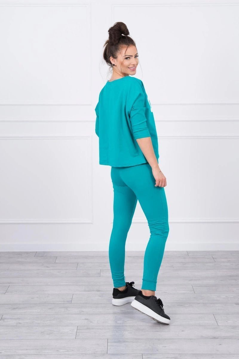 Set with print 66977 / – Green цвет / color | Lexline Fashion