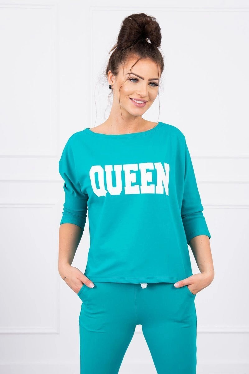 Set with print 66977 / – Green цвет / color | Lexline Fashion