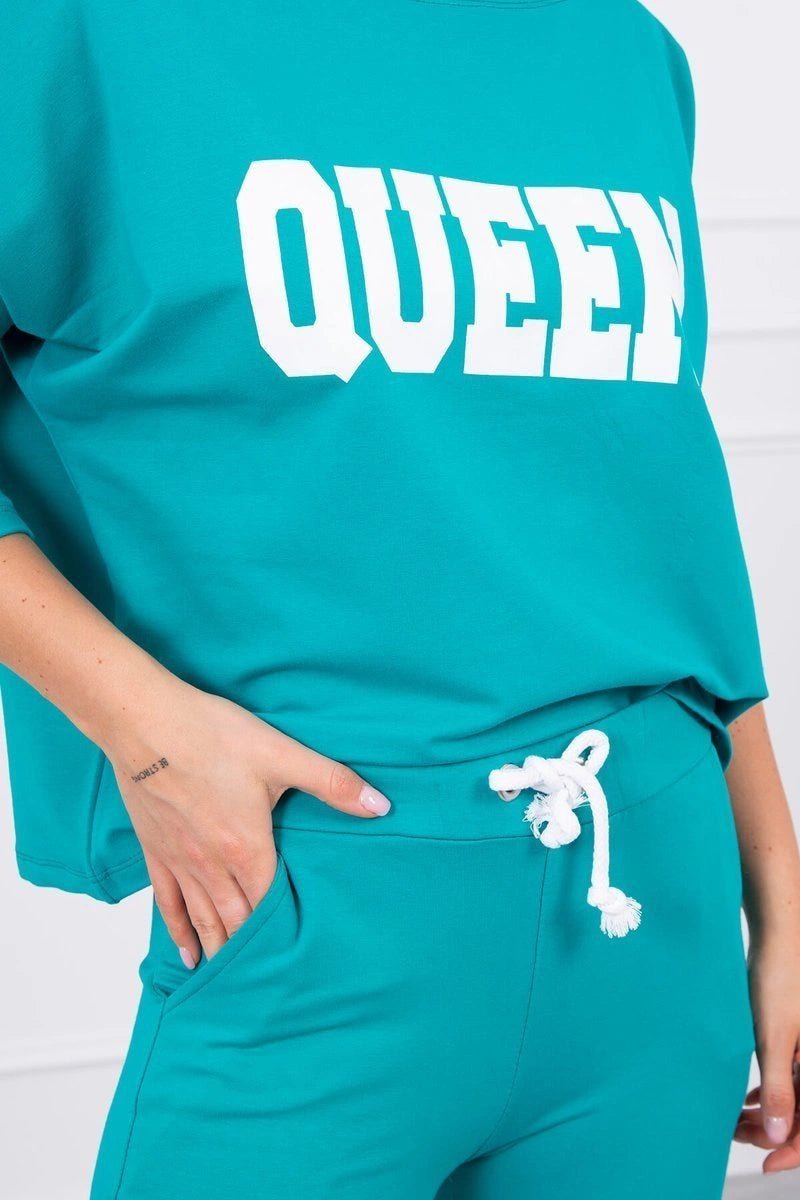 Set with print 66977 / – Green цвет / color | Lexline Fashion