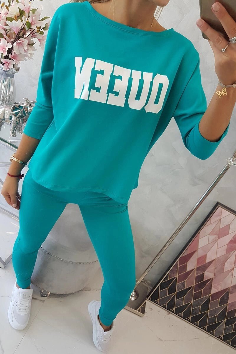 Set with print 66977 / – Green цвет / color | Lexline Fashion
