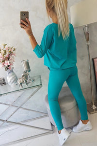 Set with print 66977 / – Green цвет / color | Lexline Fashion