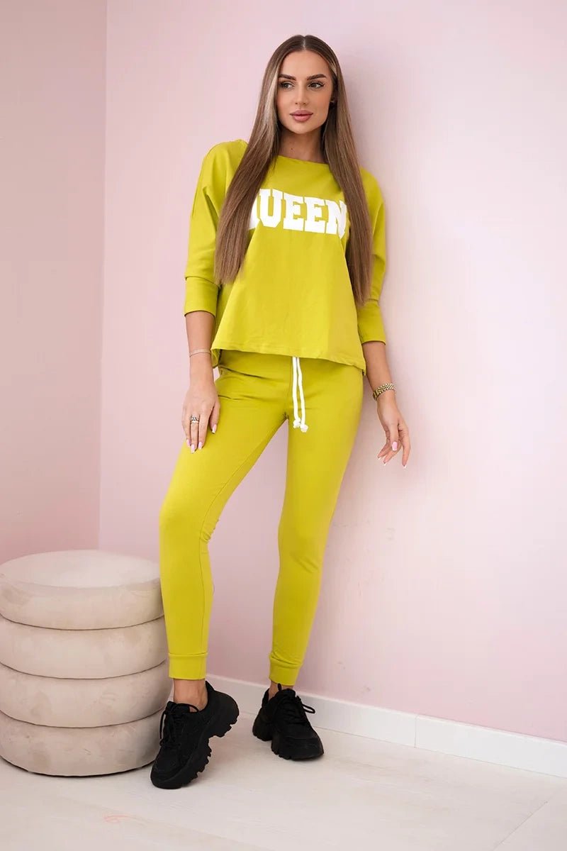 Set with print 66977 / – Kiwi цвет / color | Lexline Fashion