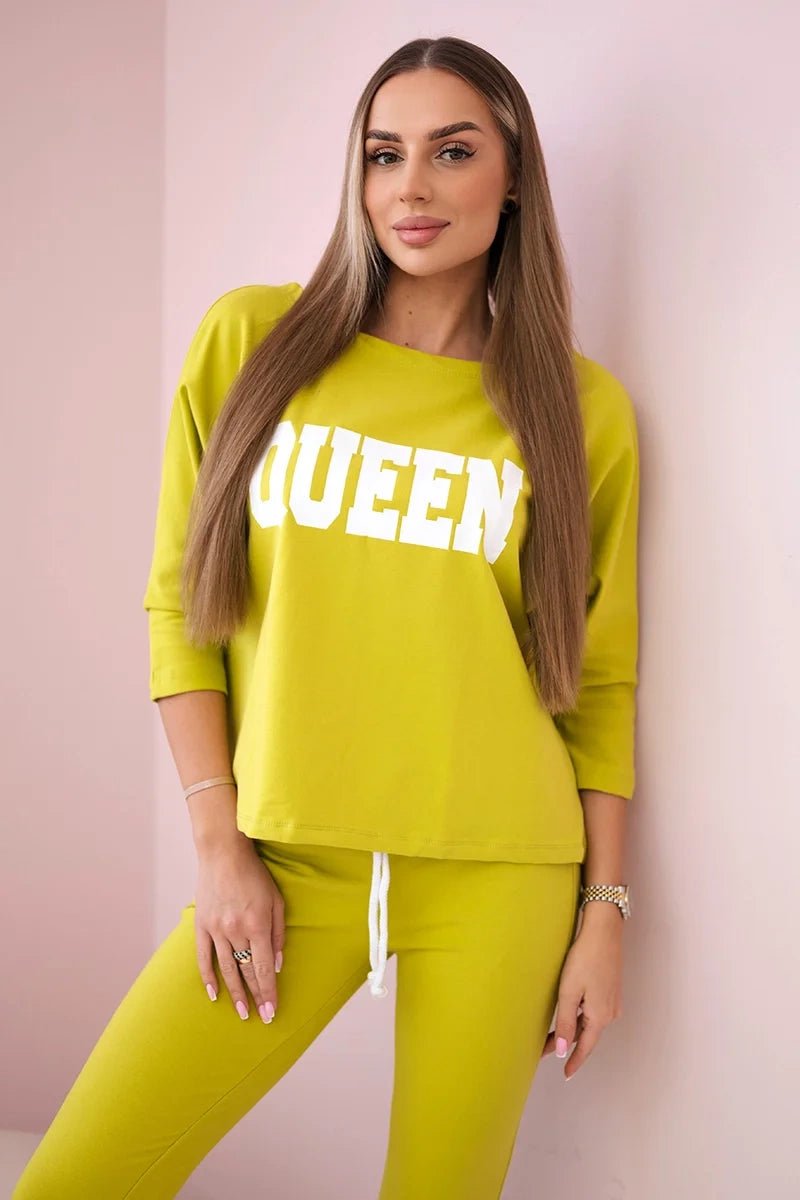 Set with print 66977 / – Kiwi цвет / color | Lexline Fashion