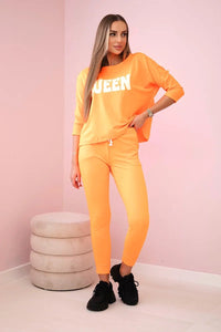 Set with print 66977 / – Orange || Neon цвет / color | Lexline Fashion
