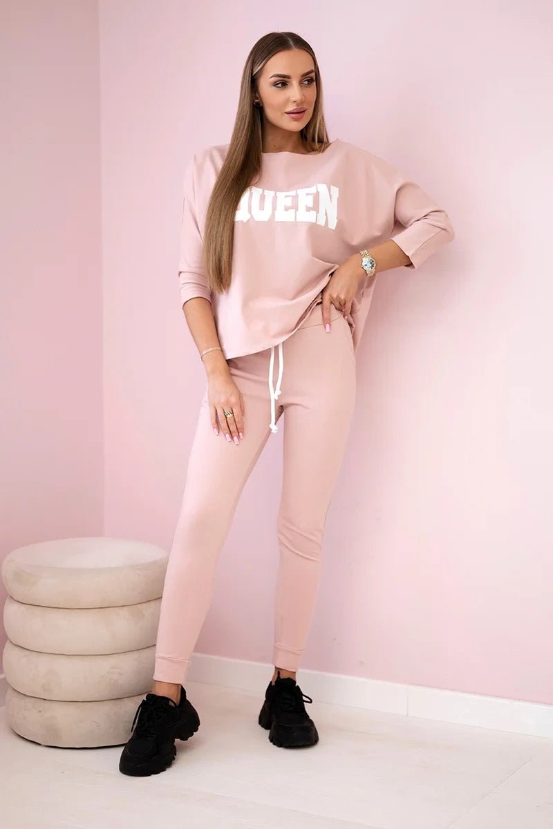 Set with print 66977 / – Powder || Dark цвет / color | Lexline Fashion