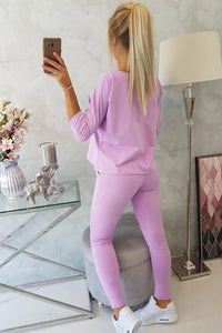Set with print 66977 / – Purple цвет / color | Lexline Fashion