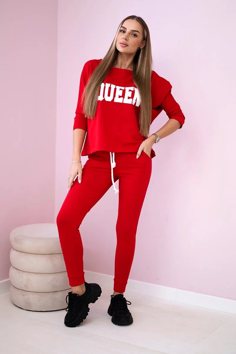 Set with print 66977 / – Red цвет / color | Lexline Fashion