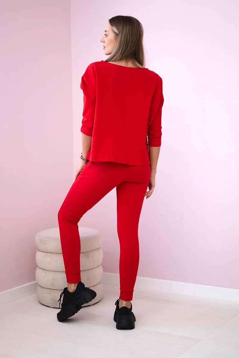 Set with print 66977 / – Red цвет / color | Lexline Fashion