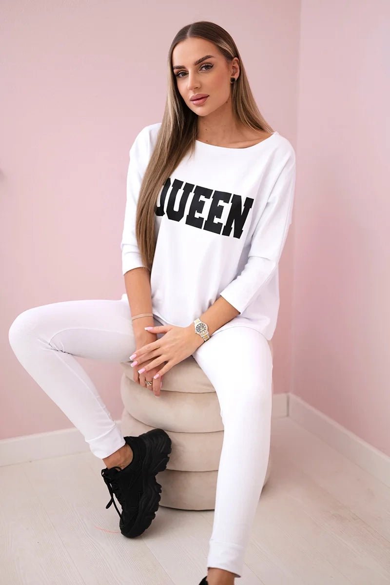 Set with print 66977 / – White цвет / color | Lexline Fashion