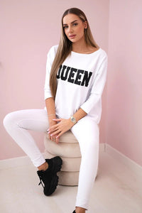Set with print 66977 / – White цвет / color | Lexline Fashion