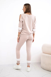 Set with print Girl Revolution 8849 / – Beige цвет / color | Lexline Fashion