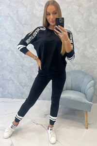 Set with print Girl Revolution 8849 / – Black цвет / color | Lexline Fashion