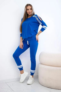 Set with print Girl Revolution 8849 / – Blue cornflower цвет / color | Lexline Fashion